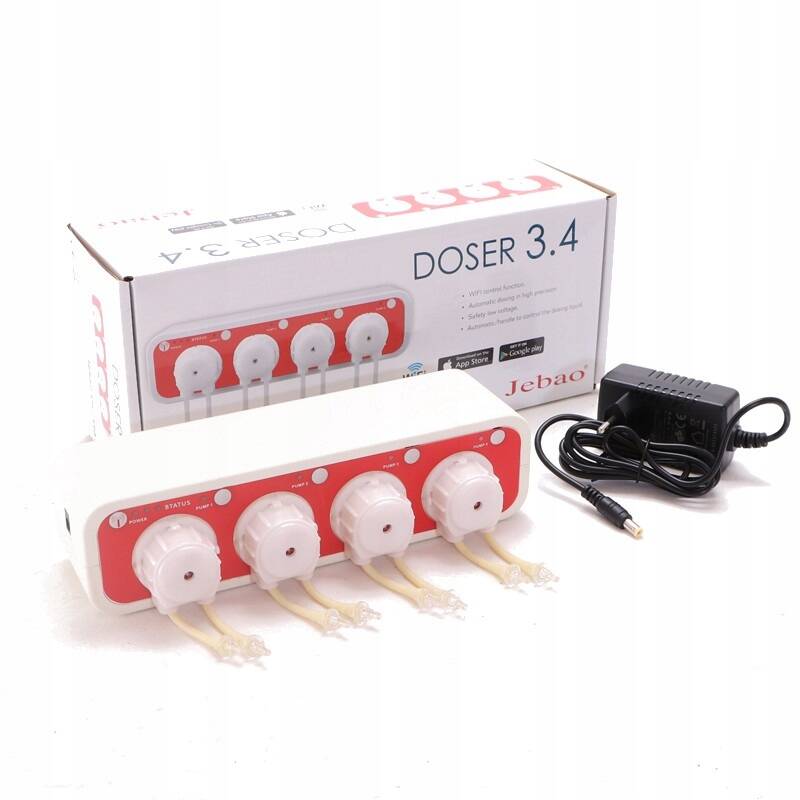 Jebao Doser 3.4 Dozownik płynów WiFi 4 pompy