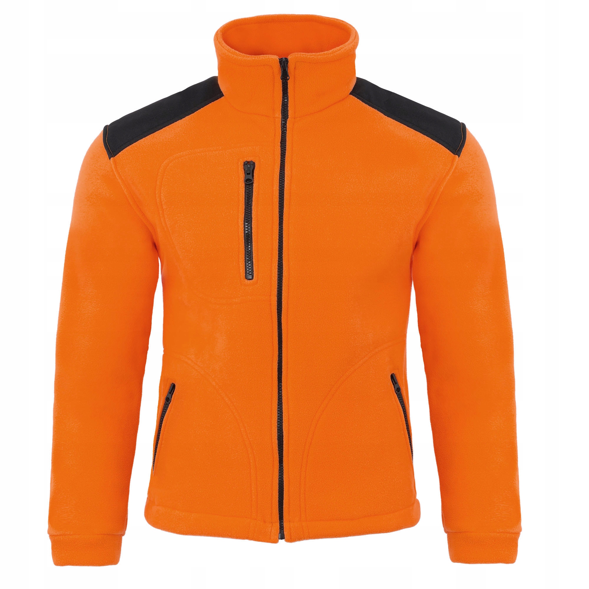 

Bluza polar Męski 340g Gruba Orange/Black S