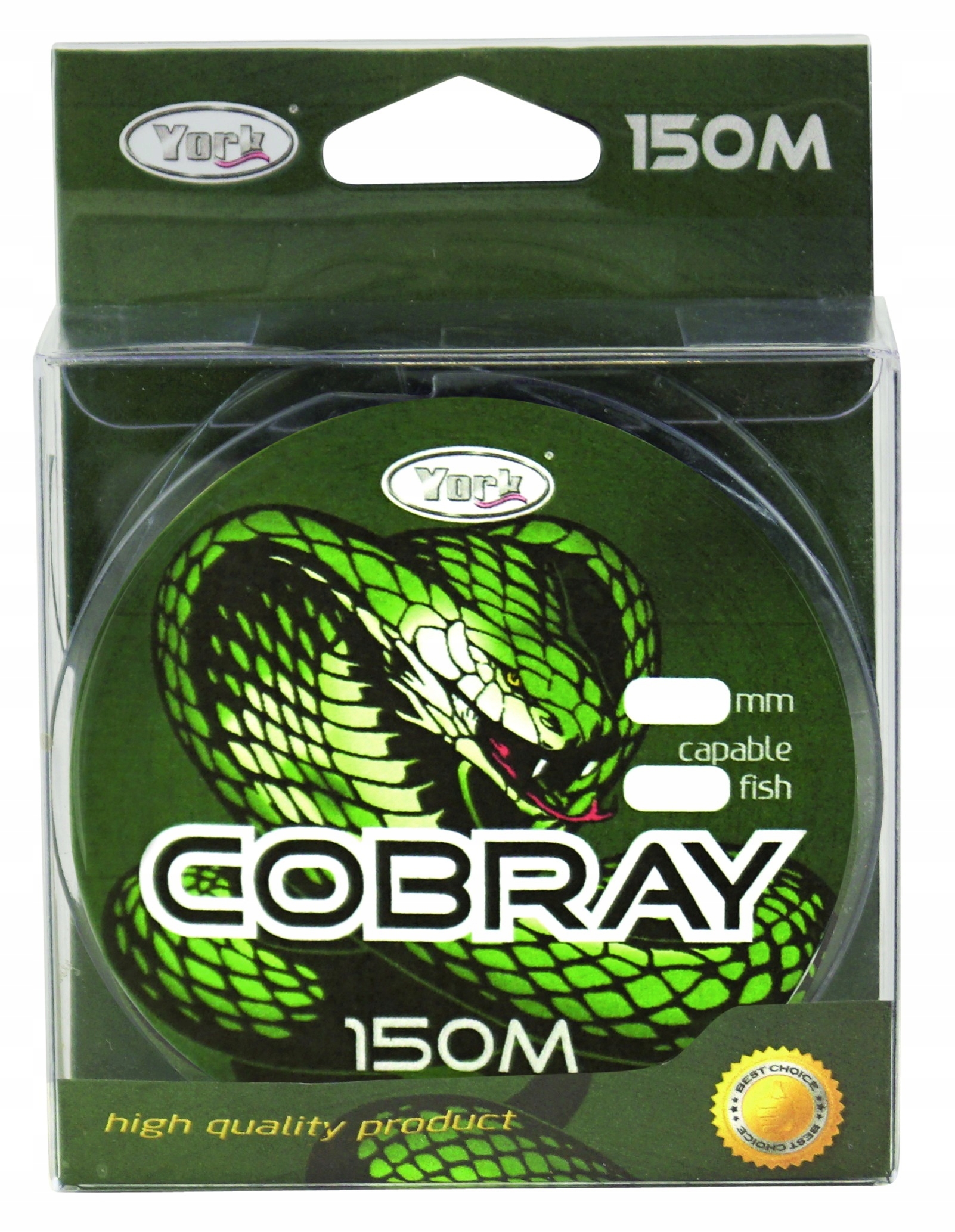 

Plecionka York Cobray zielona 0,16mm 150m
