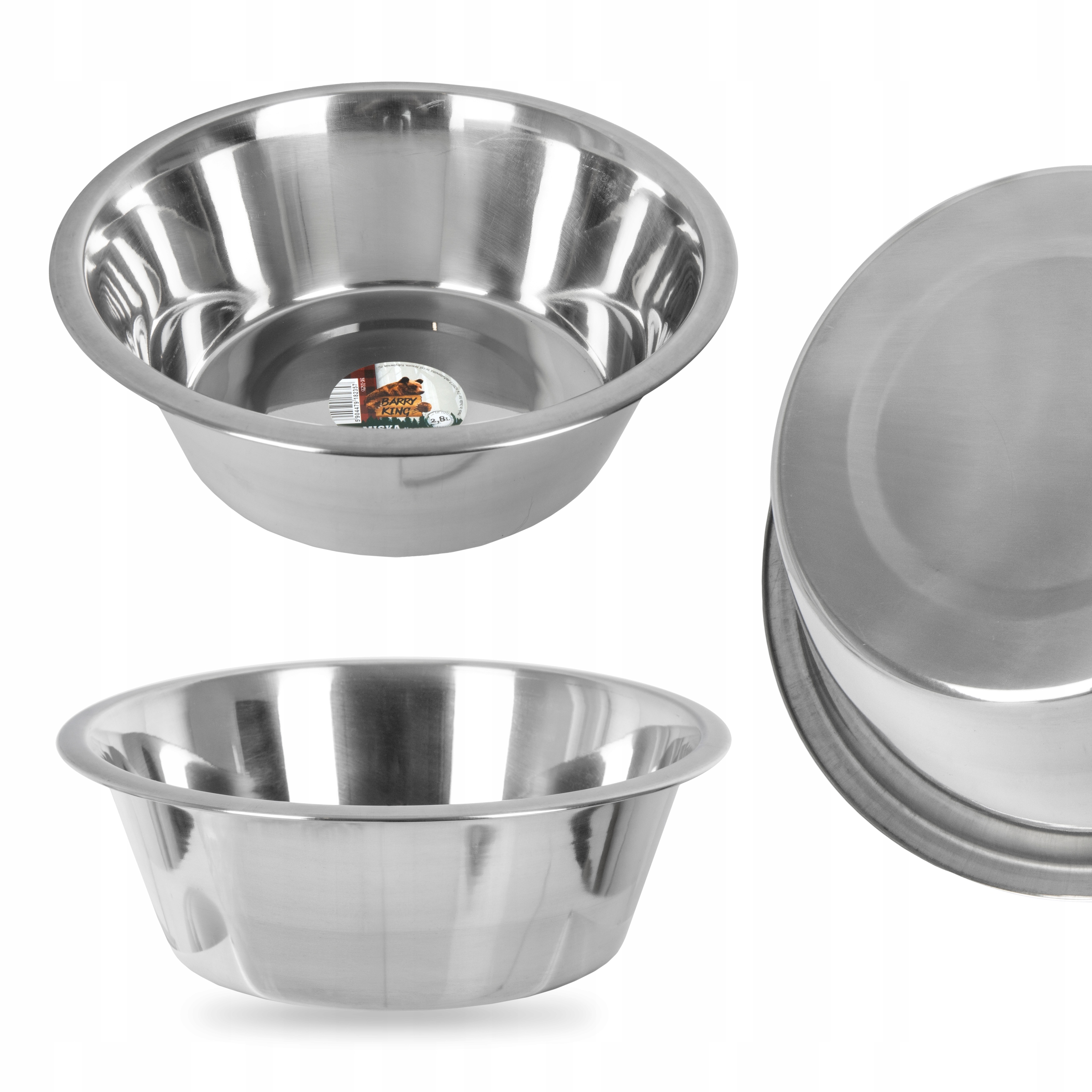 

Metalowa Miska Ze Stali Nierdzewnej Psa Kota 0,22l