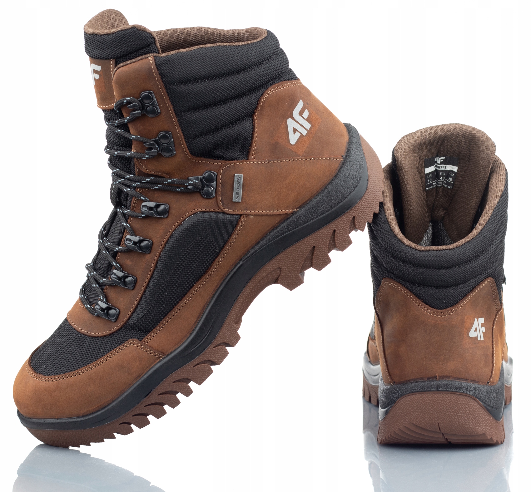 

Buty Męskie 4F Trekking OBMH253 81S Brązowe R-44