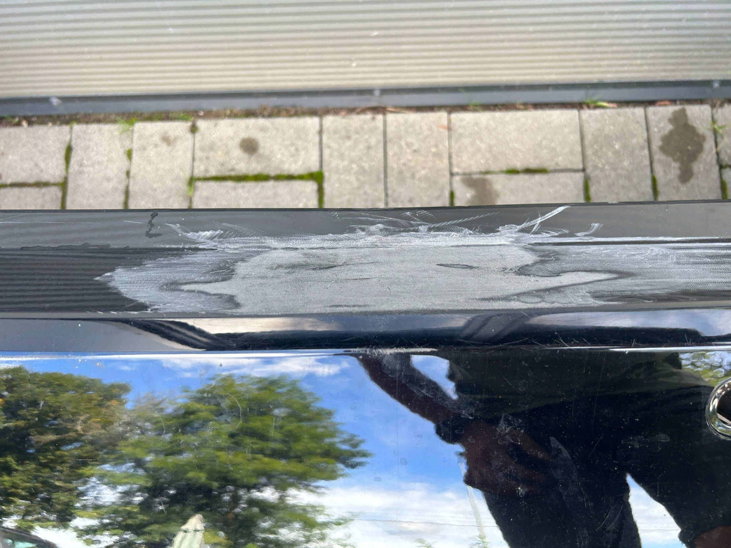 MG ZS 21- bumper rear part rear