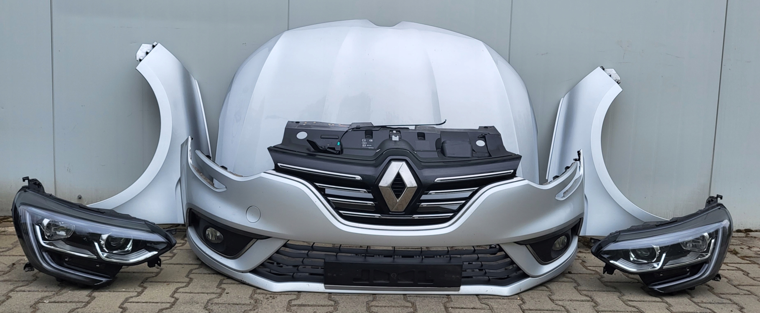 RENAULT MEGANE IV MASKA ZDERZAK BŁOTNIKI PAS LAMPY CHŁODNICE TED69