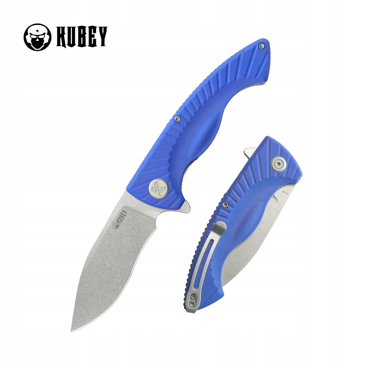 Zavírací Nůž Kubey Timberwolf Blue G10, 14C28N, báječný povrch