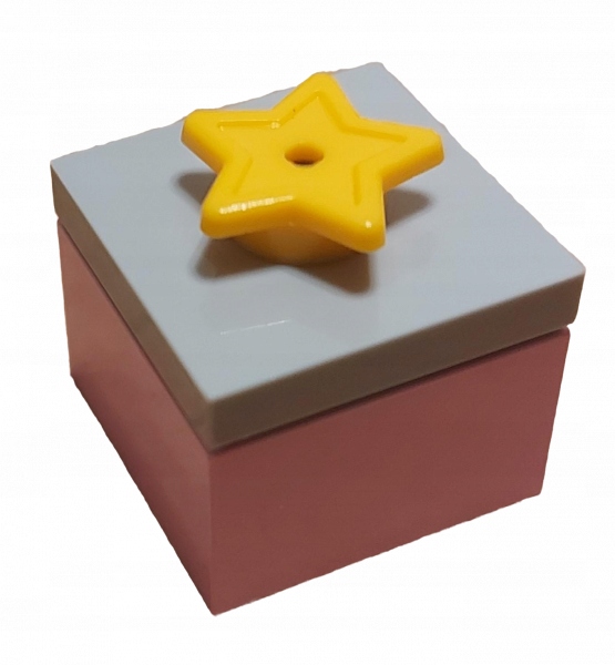 

Lego Świąteczny v3 różowy (2g)