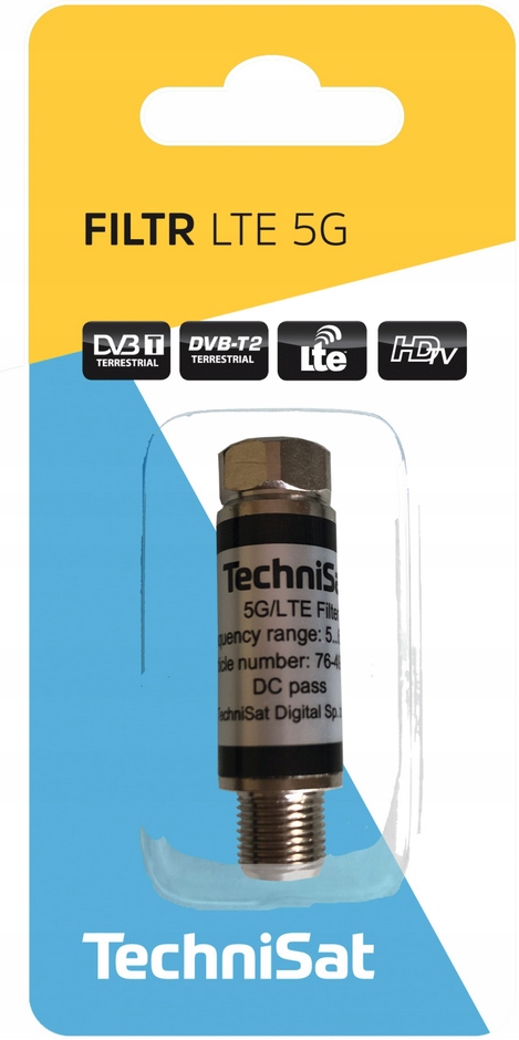 FILTR LTE 5G 694 MHz do DVB-T DVB-T2 PRZECIWZAKŁÓCENIOWY