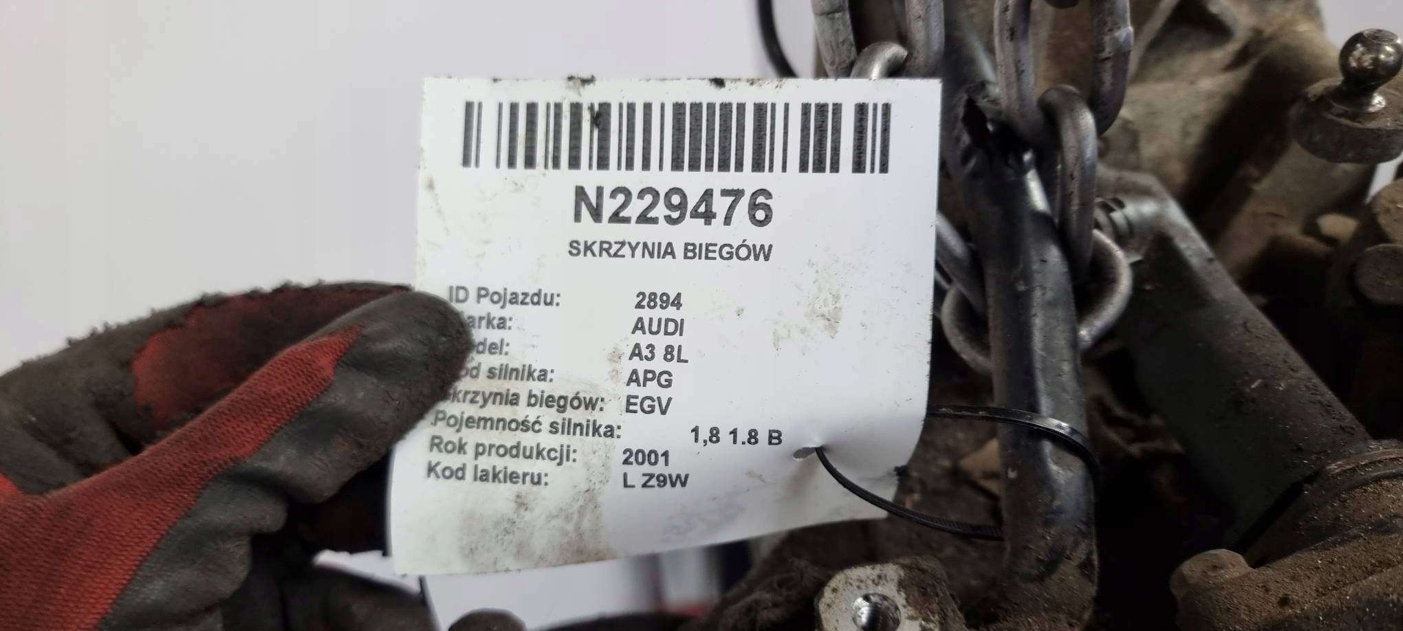 Prevodovka EGV AUDI A3 8L
