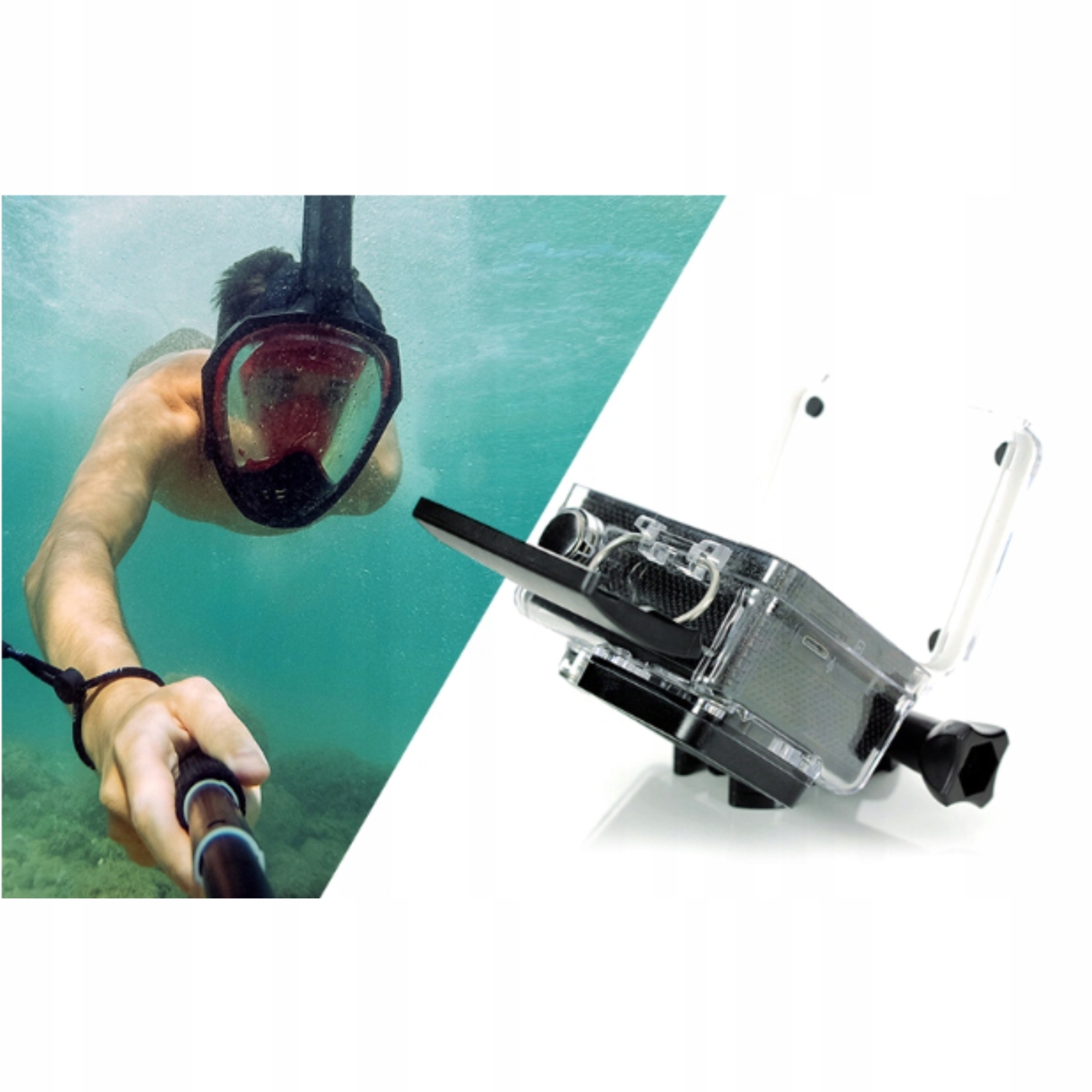 JADFEZY Kamera Sportowa FHD 1080P 12MP Wodoodporna 30M Szeroki Kąt 140° — miniatura 9