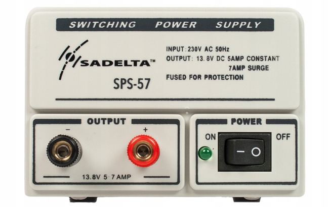 Sadelta SPS-57 Zasilacz Impulsowy 5/7A do Cb radio Kf Vhf Uhf