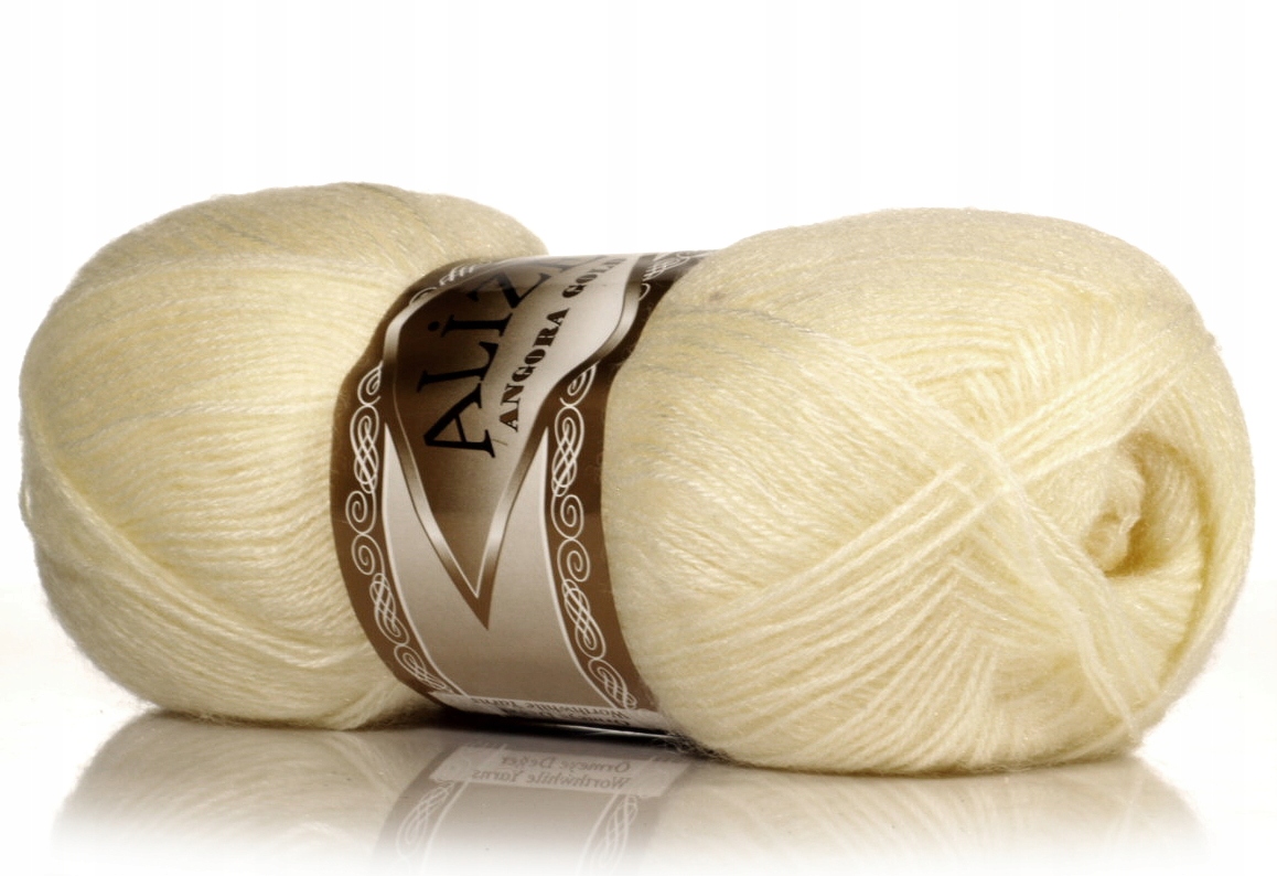Włóczka Alize Angora Gold Nr 01 Kremowa