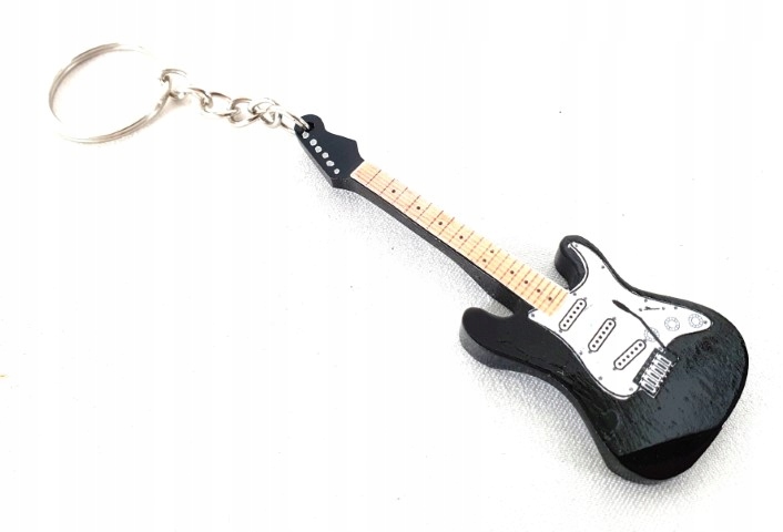 

Brelok gitara elektryczna czarna