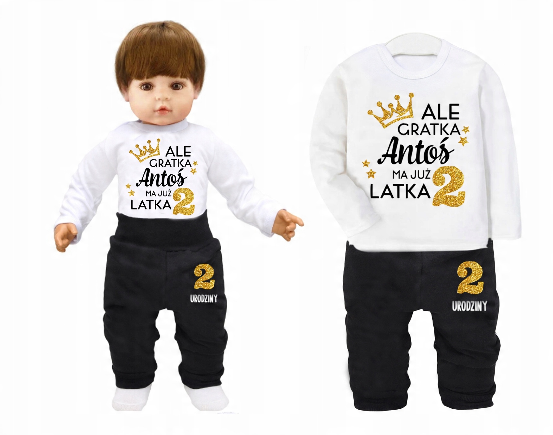 

Komplet urodziny Ale gratka ma już 2latka Imię 86