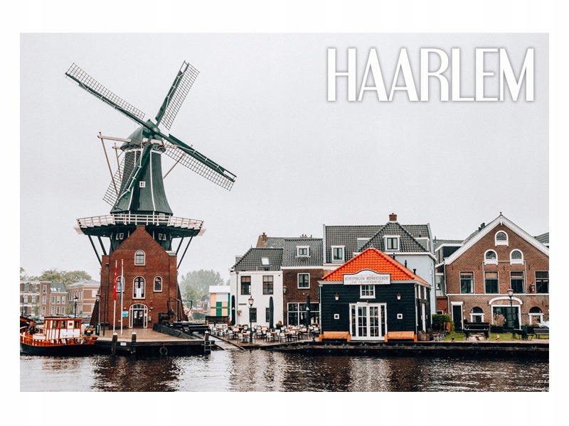 

Haarlem Wiatrak Wybrzeże Magnes na lodówkę