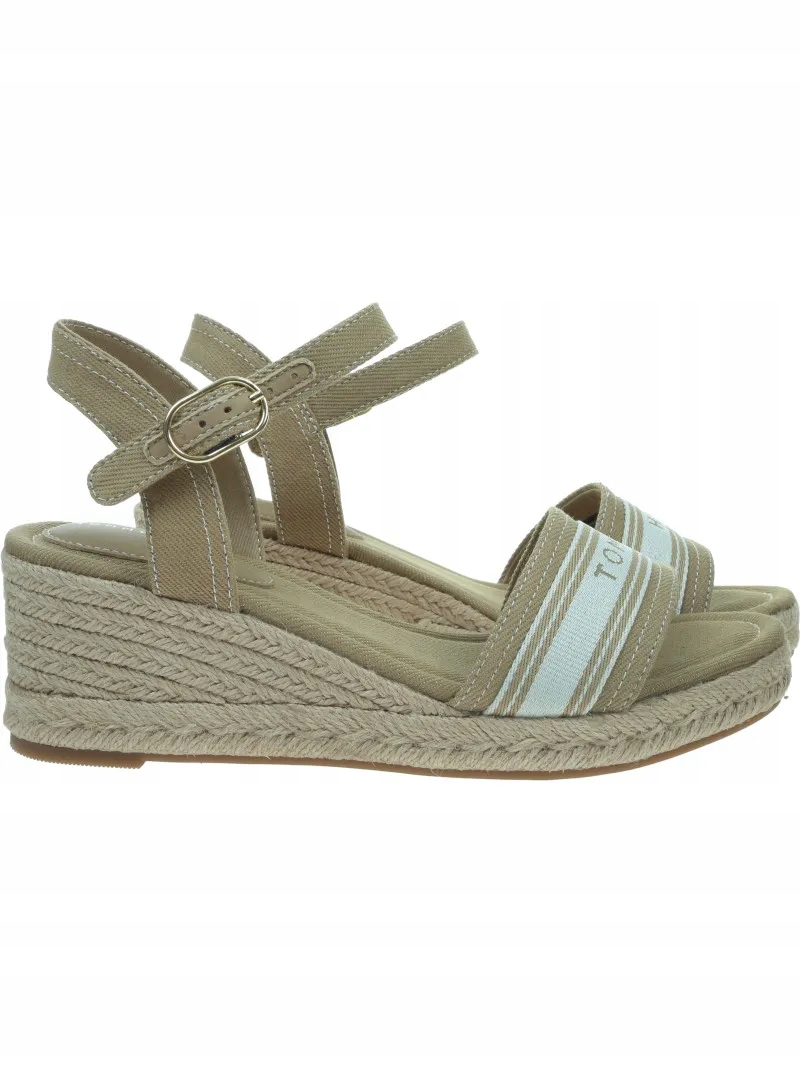 Espadrilky Tommy Hilfiger Mid Wedge Espad Webbing FW0FW09230 Rbc Velikost 38