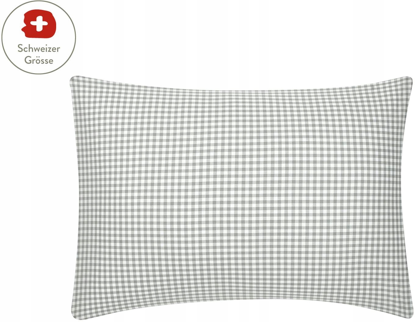 Westwing bawełniana poszewka w kratkę 50x70cm