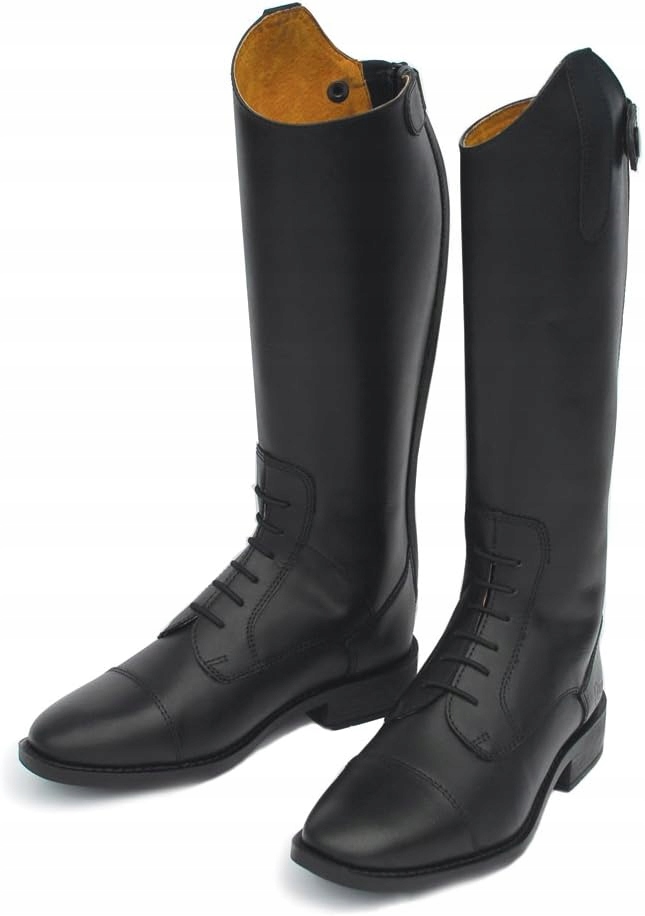 Rhinegold Berlin Oficerki dziecięce buty jeździeckie 33 czarne długie