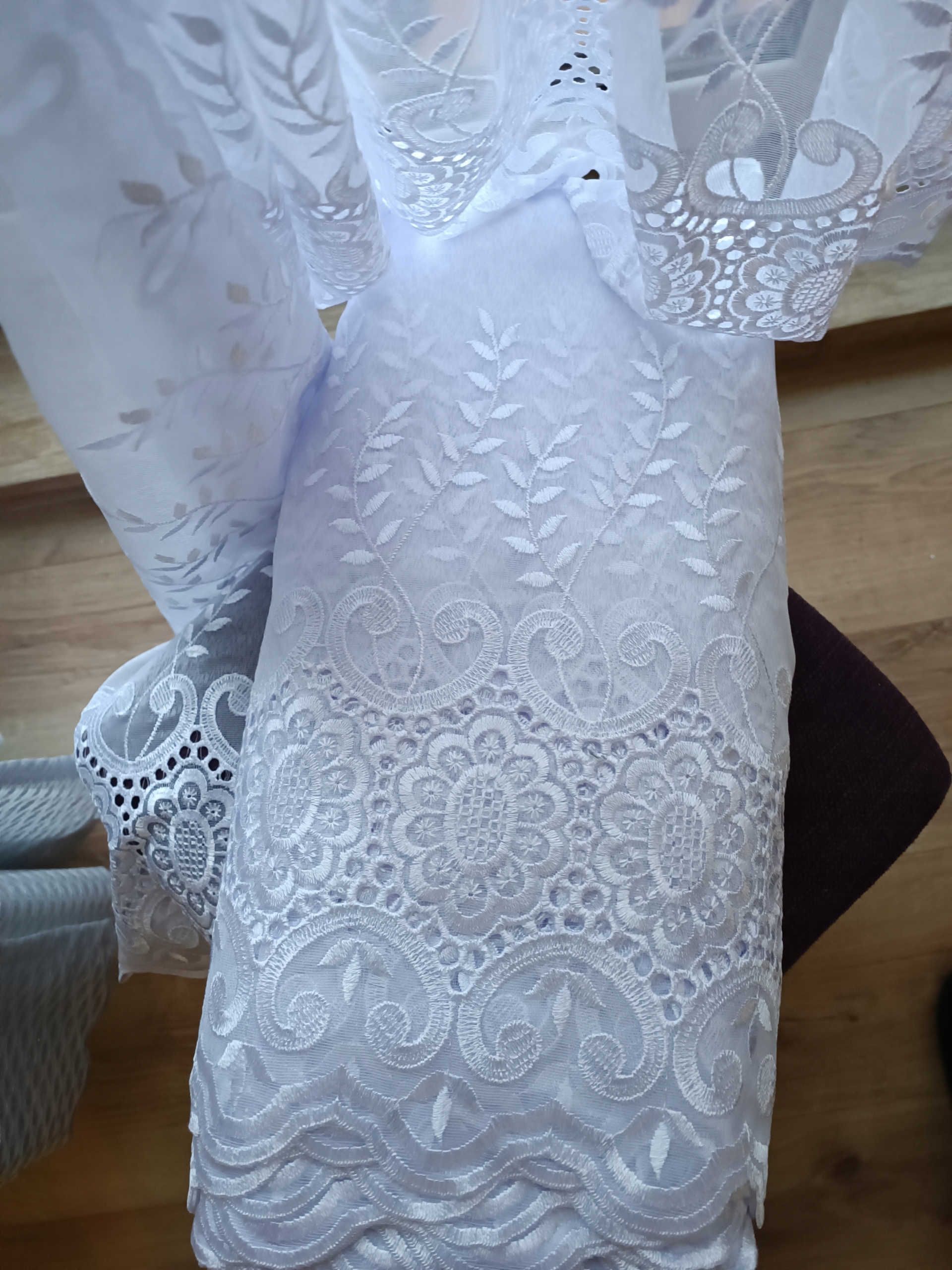 Firana na metry markizeta 50 cm Materiał markizeta