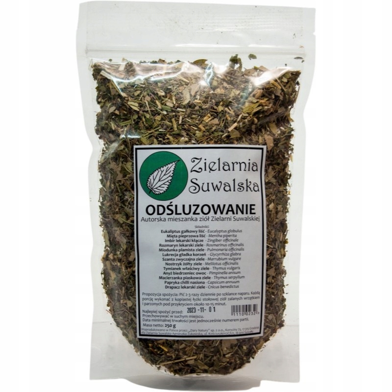 

Zioła Odśluzowanie 250G Zielarnia Suwalska