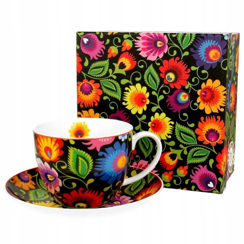 Filiżanka ze spodkiem 470ml Ethnic jumbo