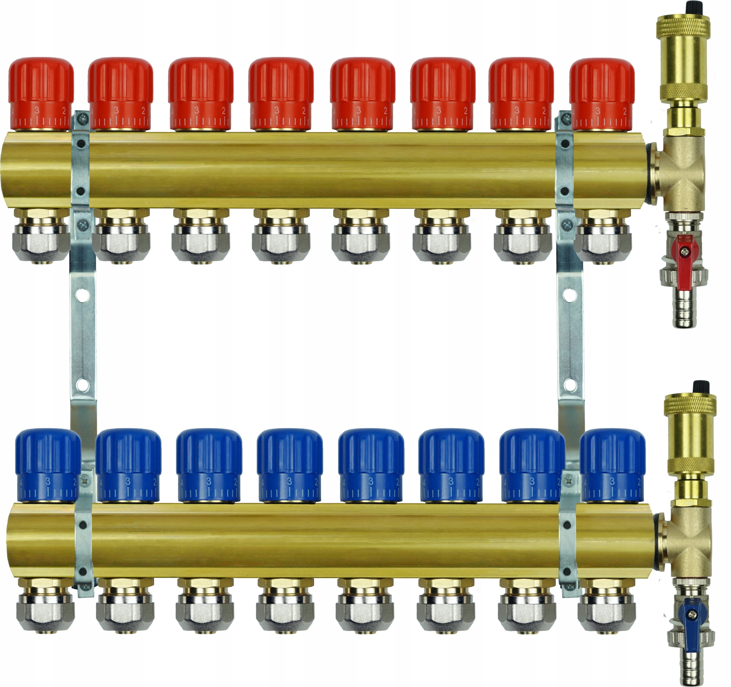 Rozdzielacz Do C.o. 8 Obwody Złączki Pex 16