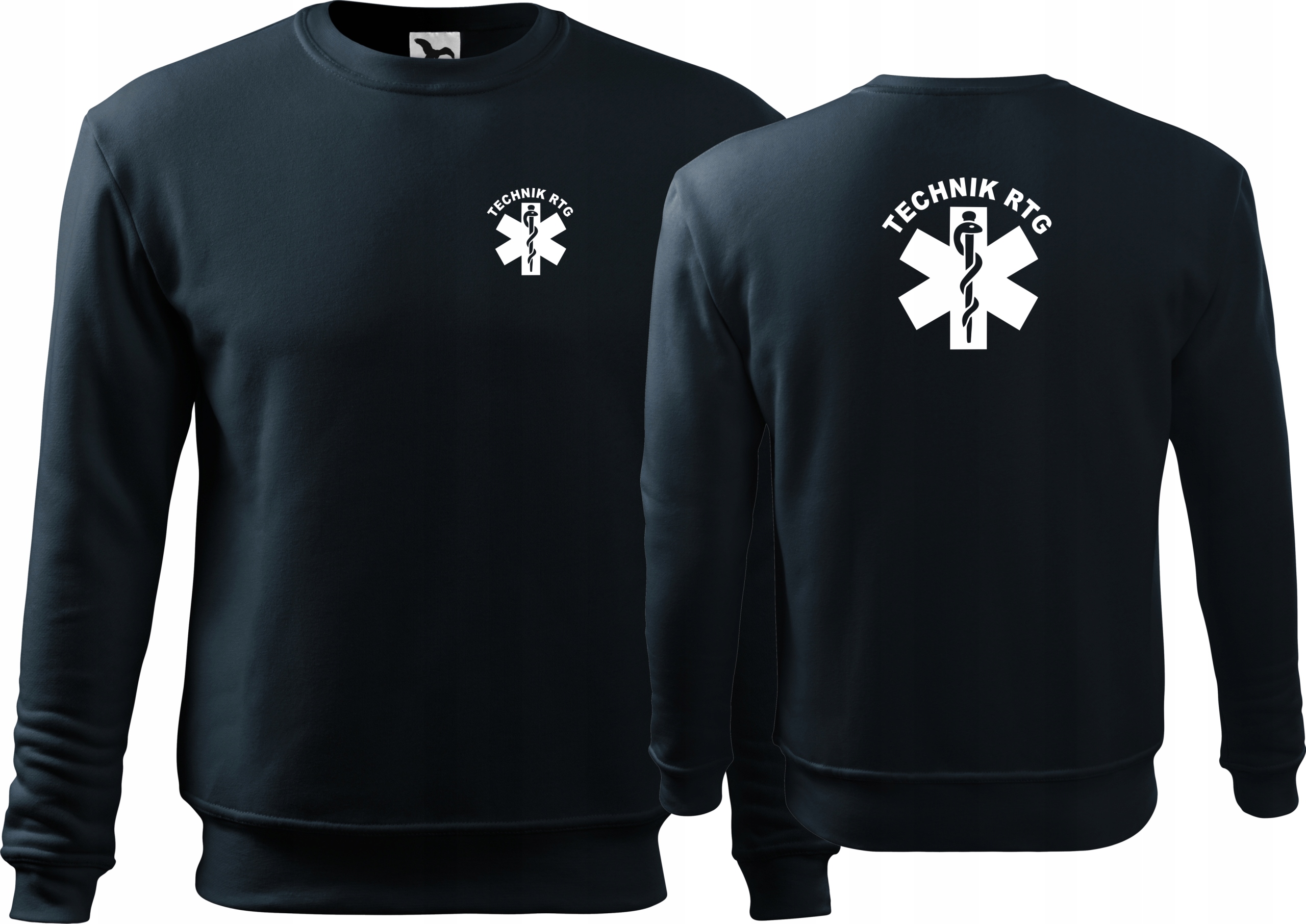 

Bluza medyczna z nadrukiem Technik Rtg