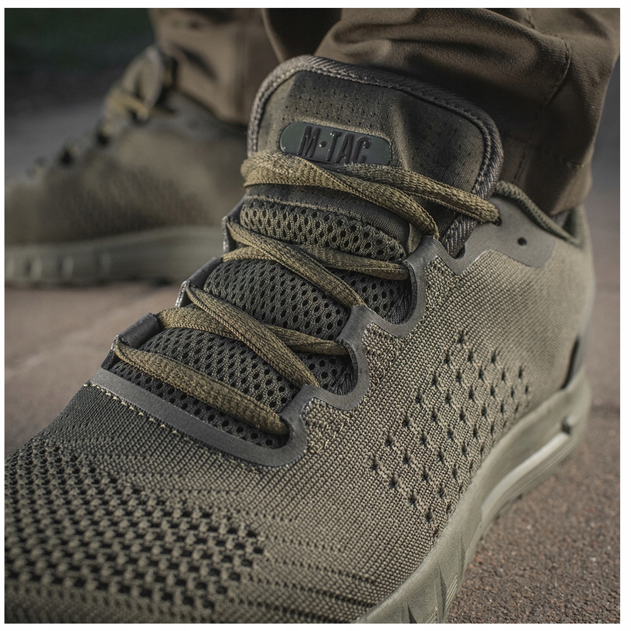 BUTY MĘSKIE SPORTOWE TREKKINGOWE SUMMER LEKKIE M-TAC SNEAKERSY OLIVE 44 Rozmiar 44