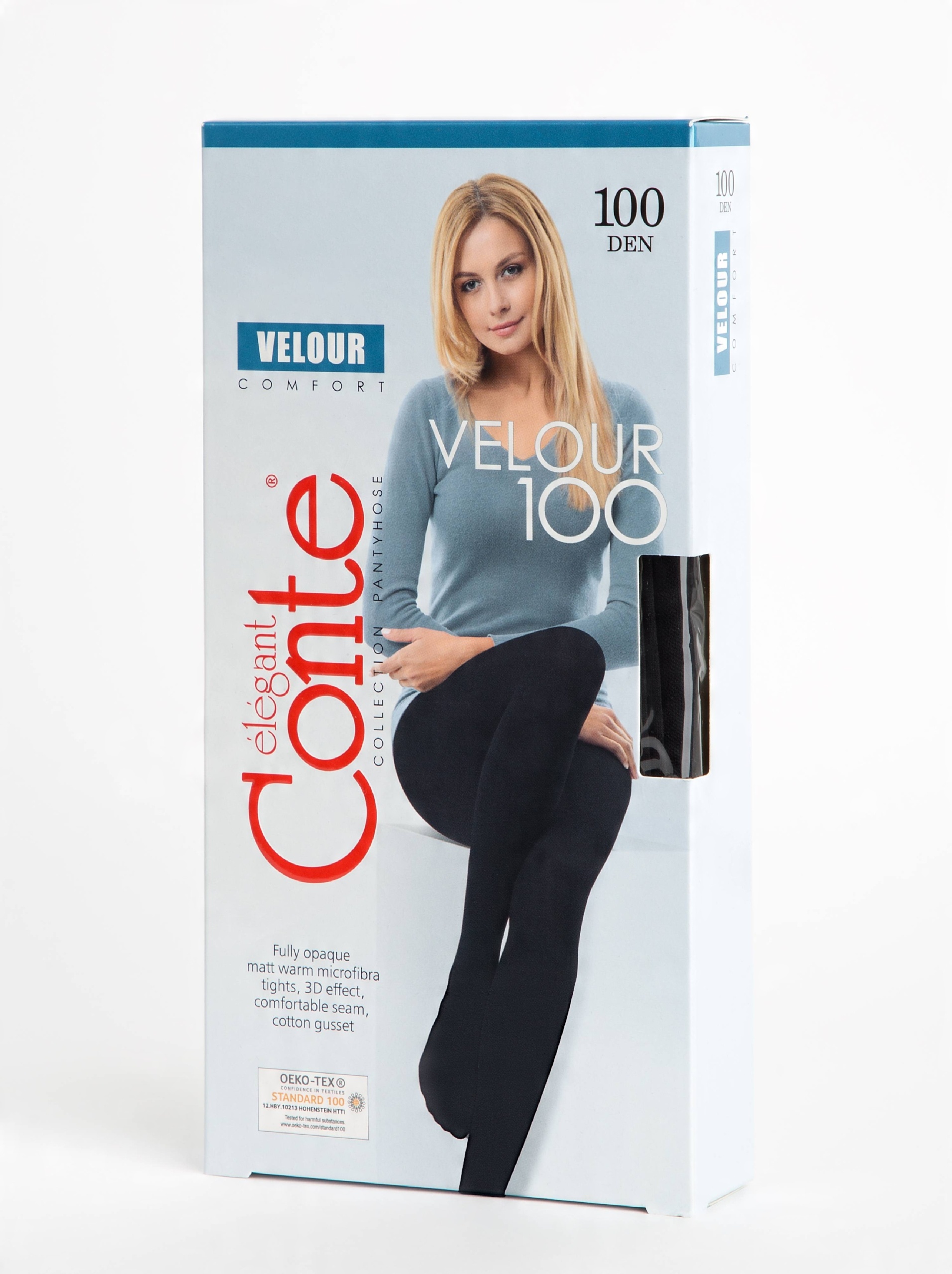 

Matowe rajstopy Velour 100 Lycra