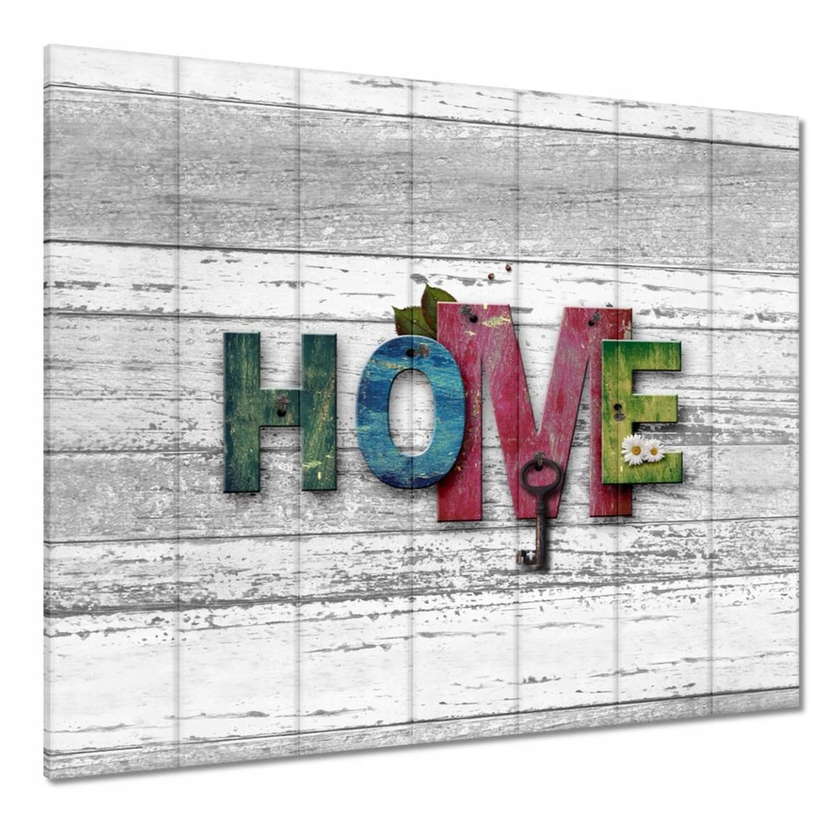 Obrazy 210x195 Kolorowy napis Home