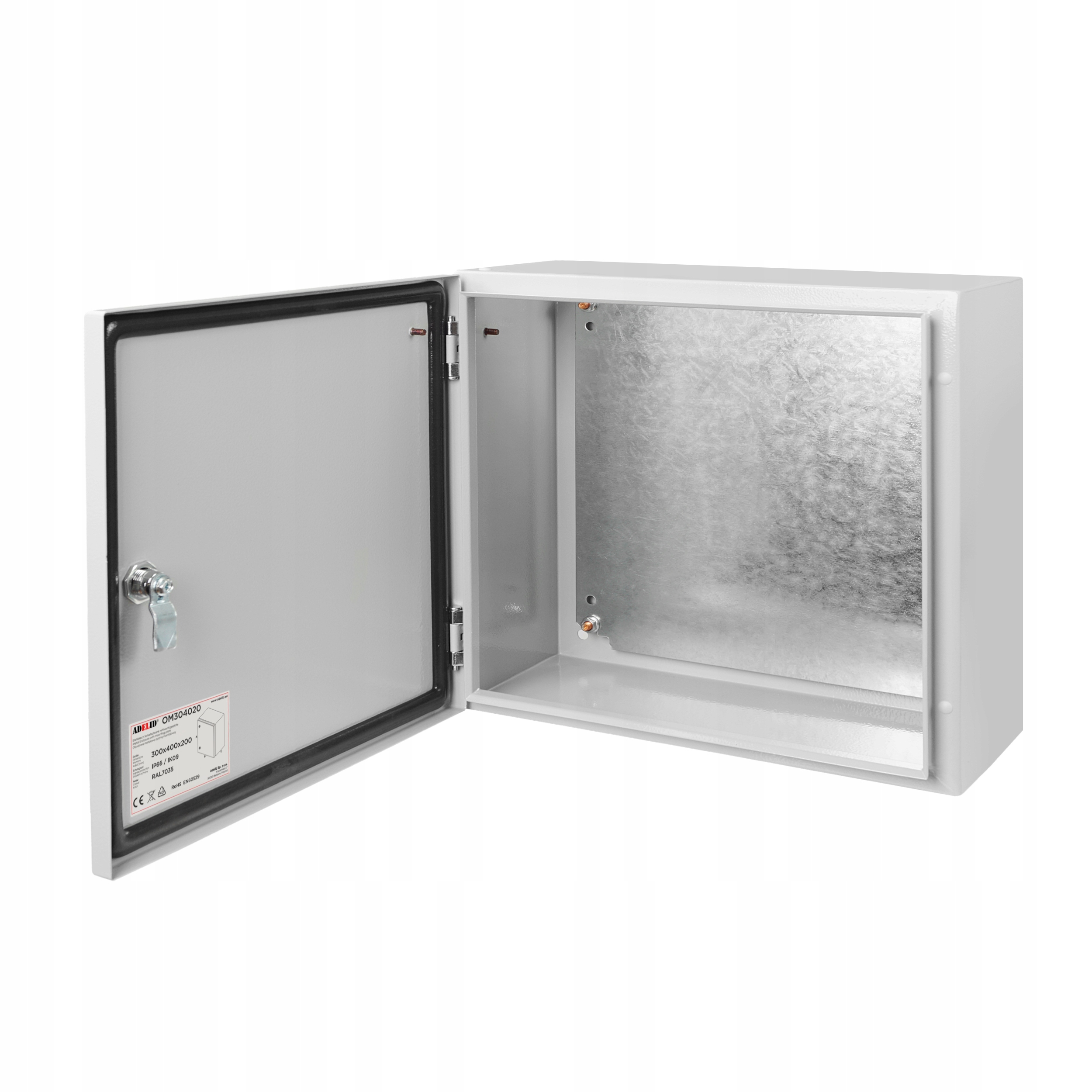 Skrzynka Elektryczna Rozdzielnia Obudowa Metalowa 30X40X20 Szafa Natynkowa