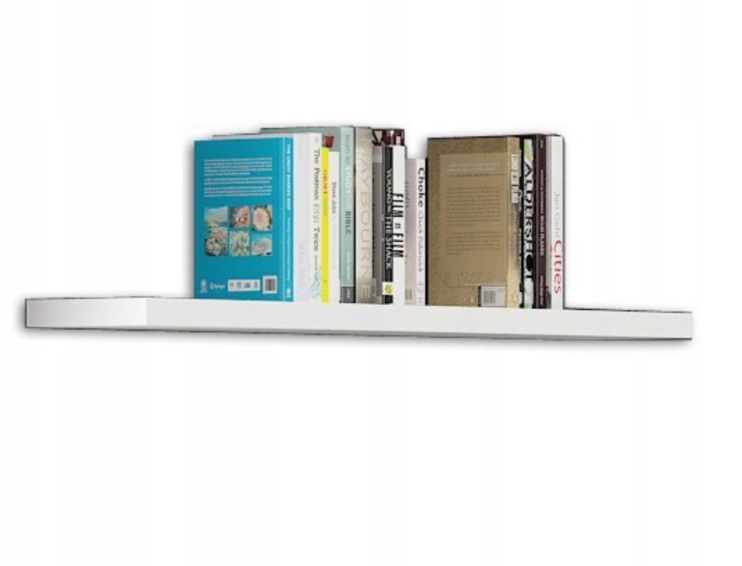 Závěsná police PS-5 100 cm bílá na knihy, fotografie Akd