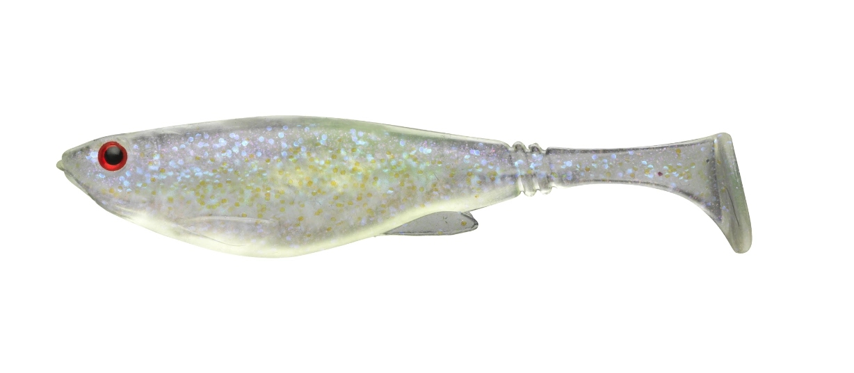 Guma Daiwa Belly Shad 6cm White Ghost