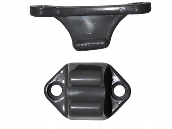 Blokada do drzwi przyczepy kempingowej kampera ciemno szara 2 częściowa