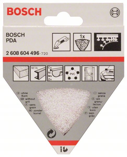 BOSCH włóknina czyszcząca z rzepem delta 93x93