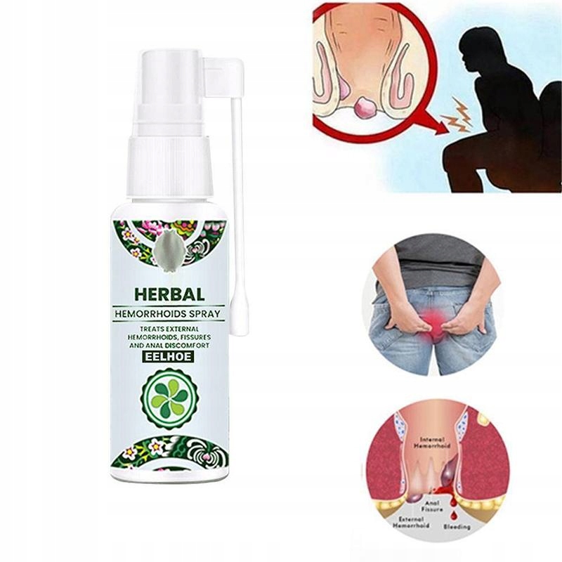 Naturalny Ziołowy Spray Na Hemoroidy Pojemność 1 ml
