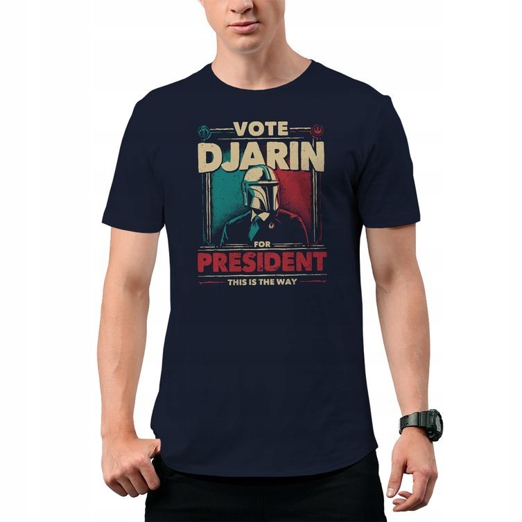 

Koszulka T-Shirt Vote For Djarvin Mandalorian M