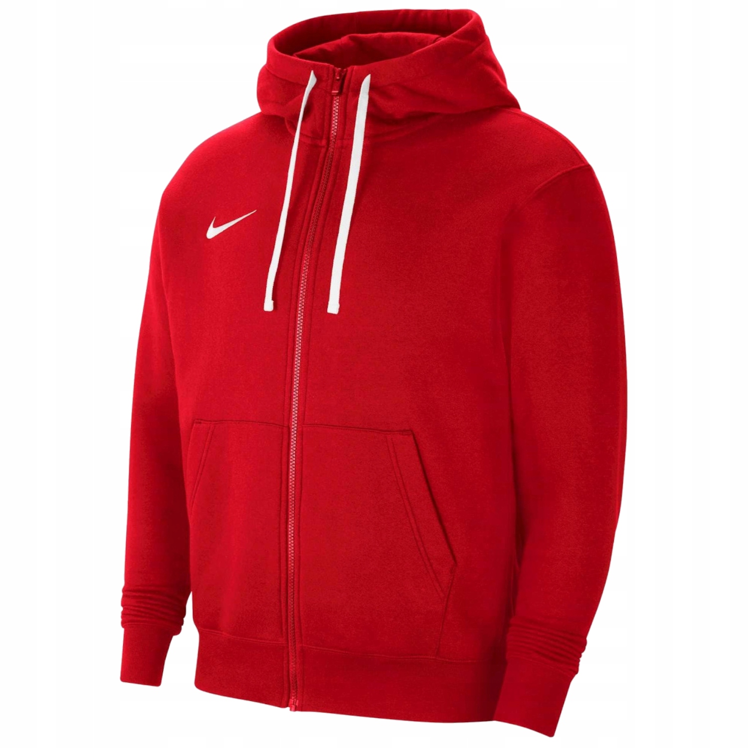 Pánská Mikina mikina s kapucí Nike Park 20 Fleece Fz (M), Bavlna červená