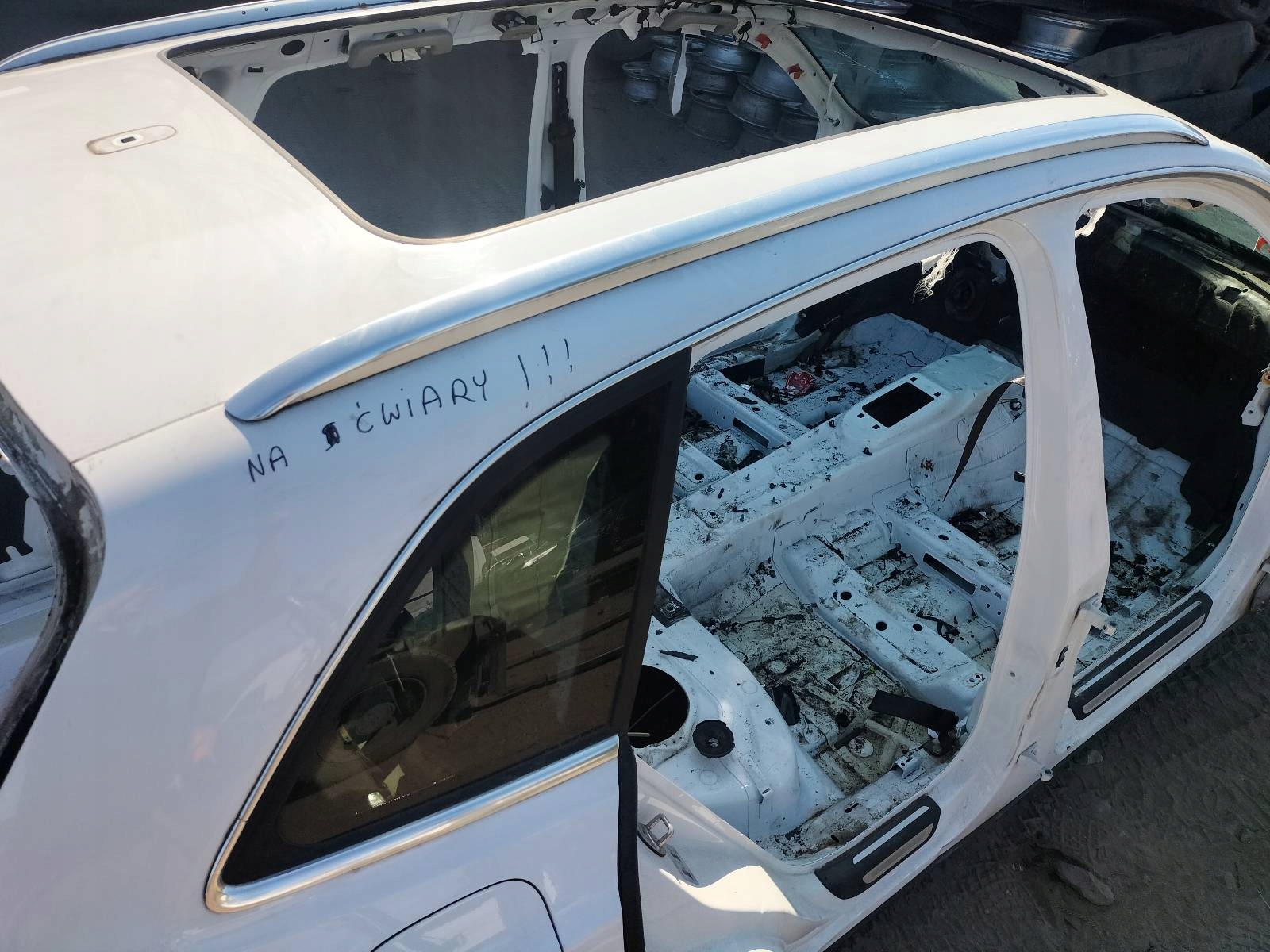 dach unter PANORAME Schiebedach AUDI Q5 8R LY9C