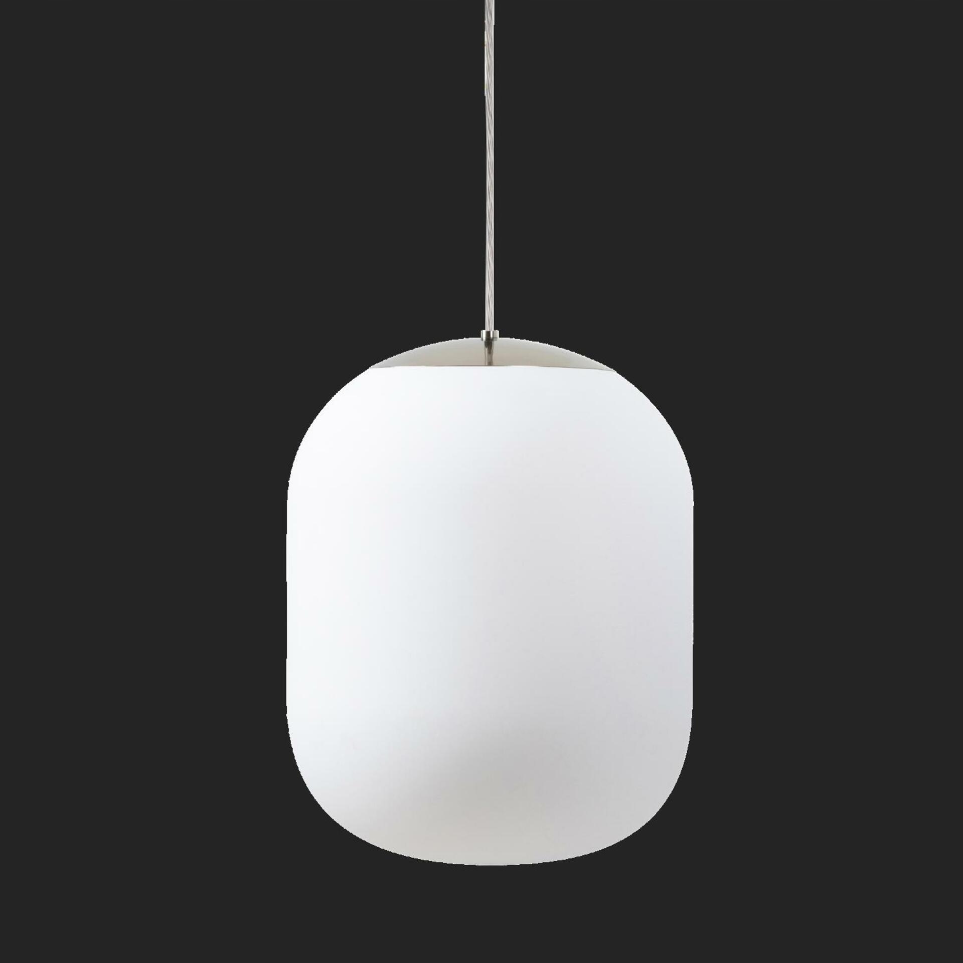 Osmont 62896 Tania S2 Hp závesné sklenené svítidlo nerez leštená biela IP4