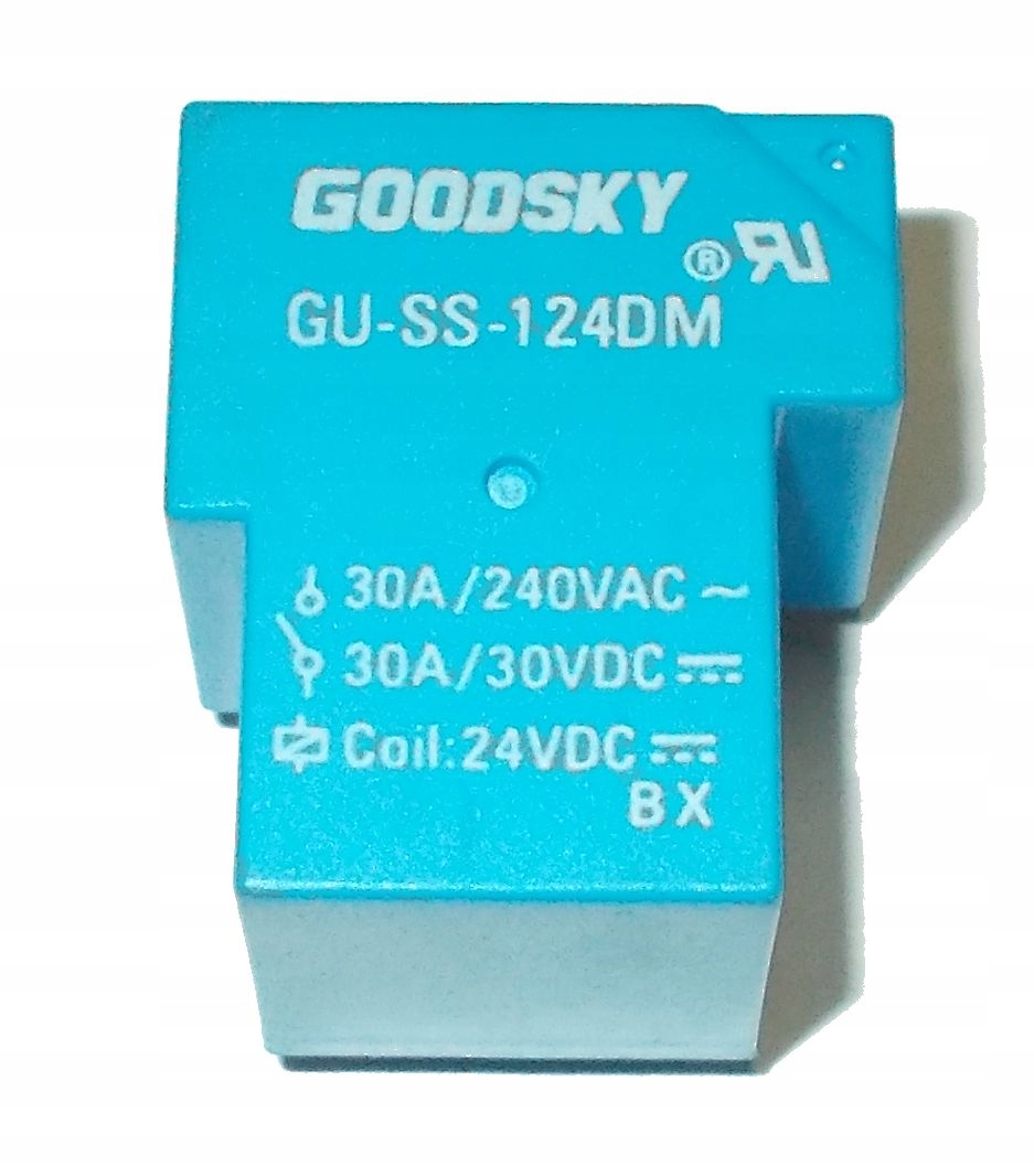 

Przekaźnik cewka 24V 30A GU-SS-124DM Goodsky