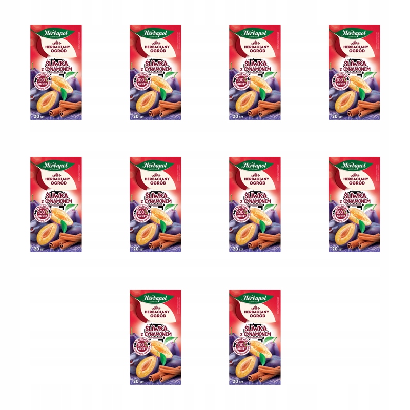 Hl Čajová zahrada ovocný čaj švestka se skořicí 20x2,5 g X10