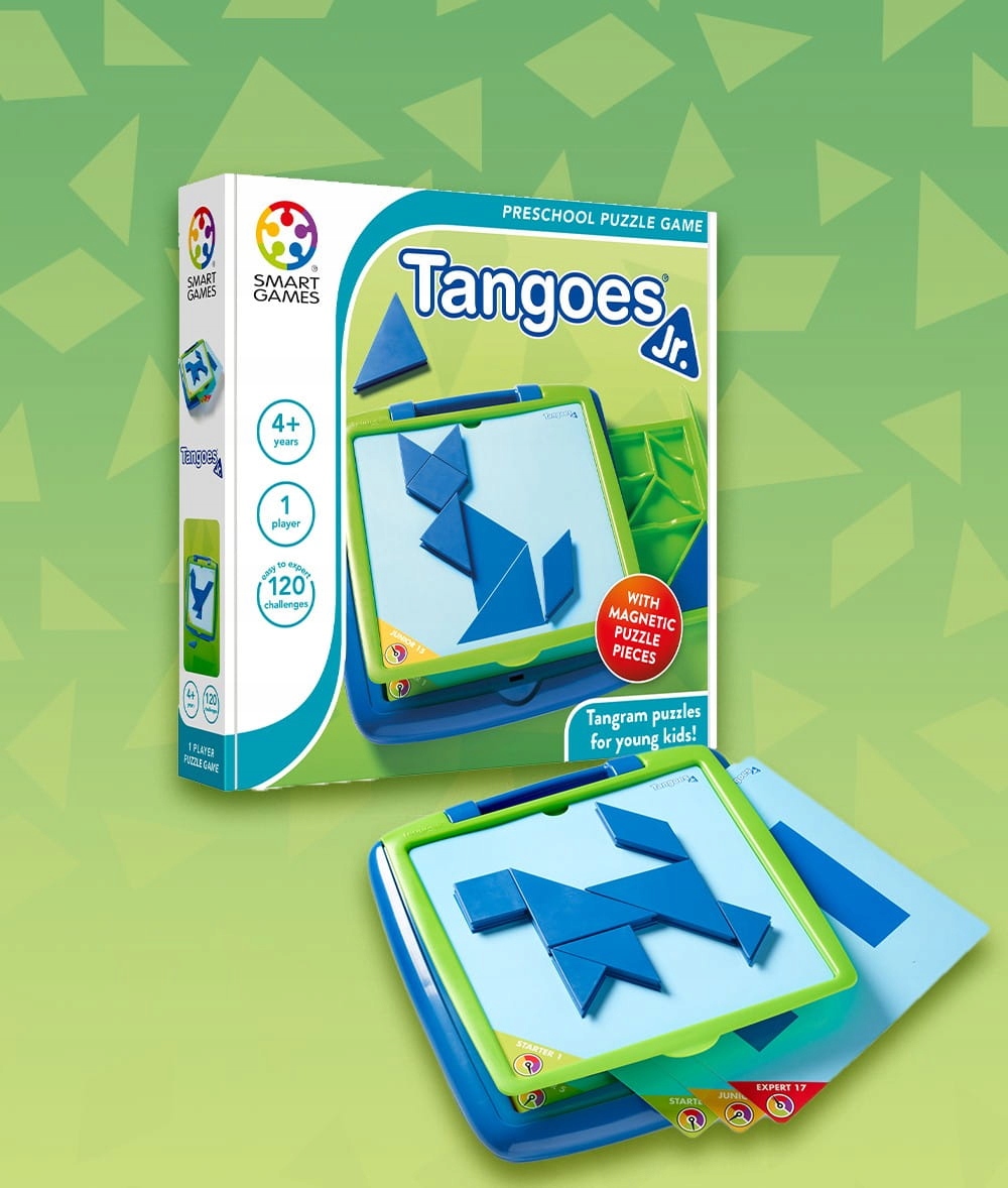 Smart Games magnetyczny Tangram walizka magnesy 4+ łamigłówka
