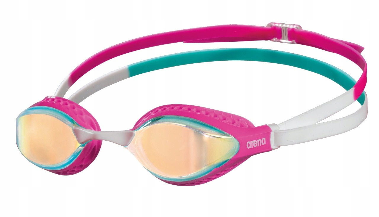 Okulary pływackie Arena Air-speed Mirror Yellow Copper-pink-multi