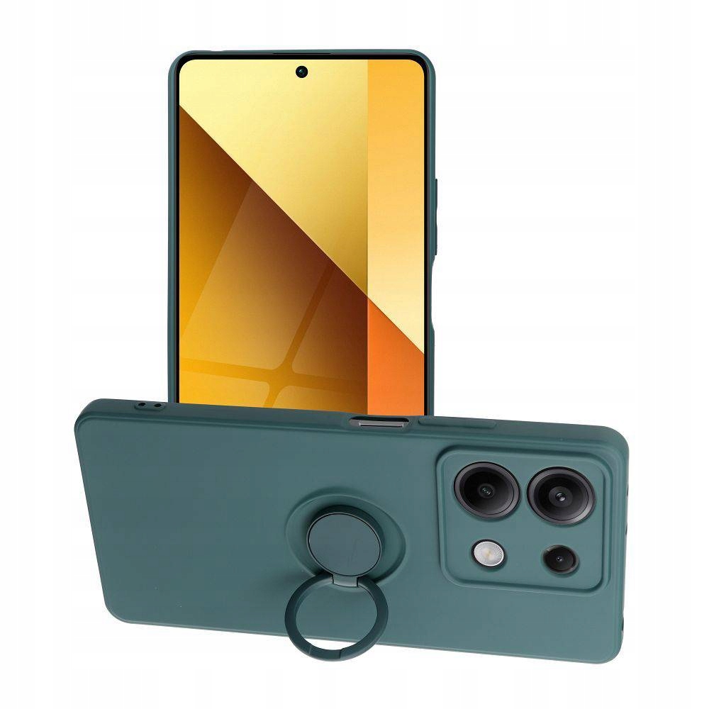 Futerał Silicone Ring Do Xiaomi Redmi Note 13 5G Zielony