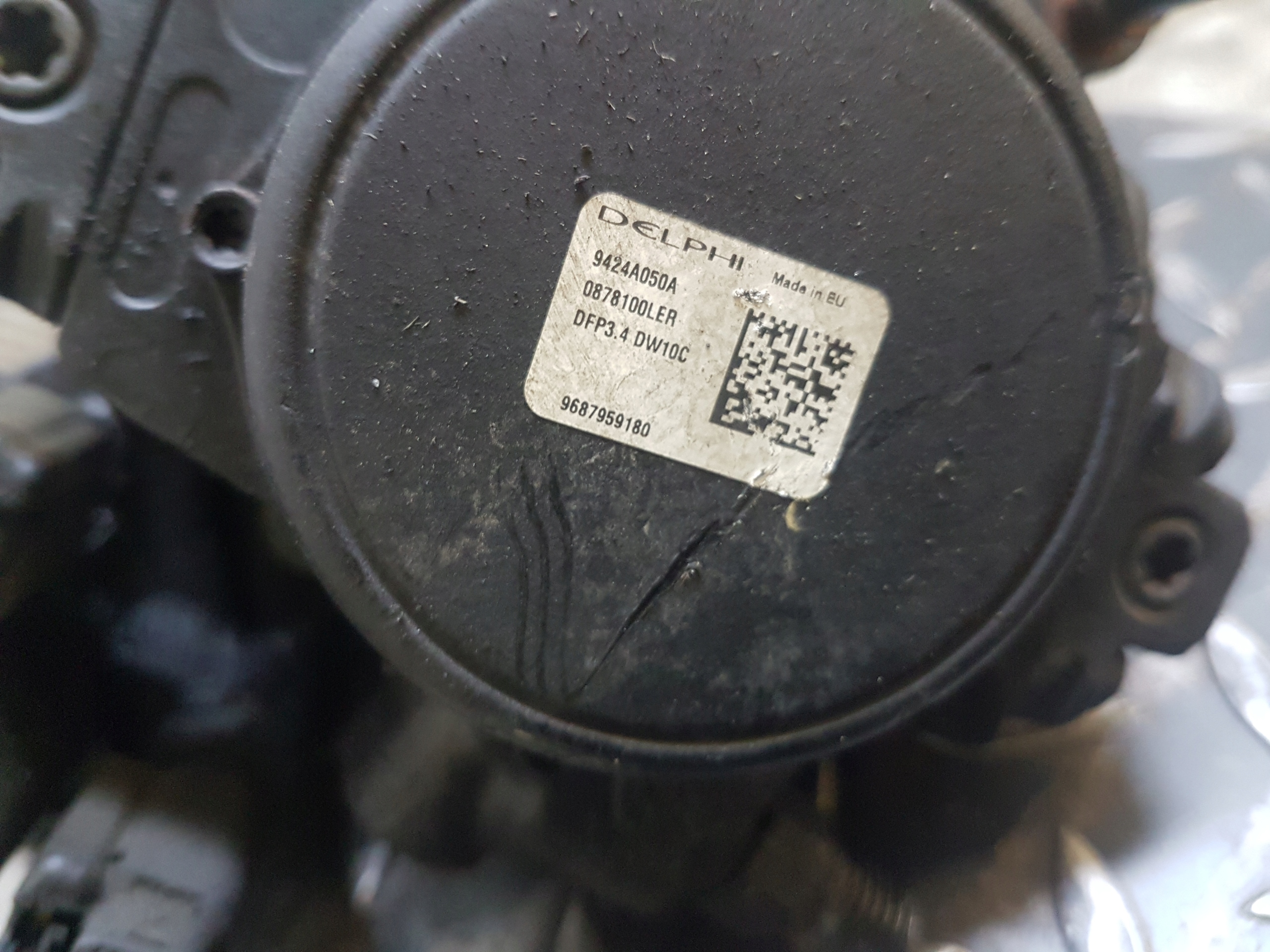 Pompa WYSOKIEGO pressione CITROEN C5 III 9687959180
