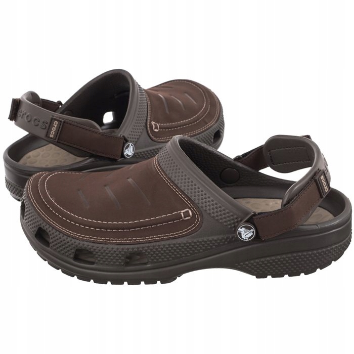 Buty Klapki Męskie Crocs Yukon Vista II Lr Clog Expresso Brązowe