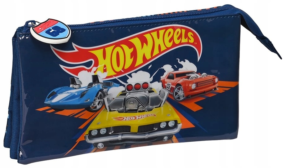 Piórnik 3 Przegrody Saszetka Hot Wheels dla Dzieci