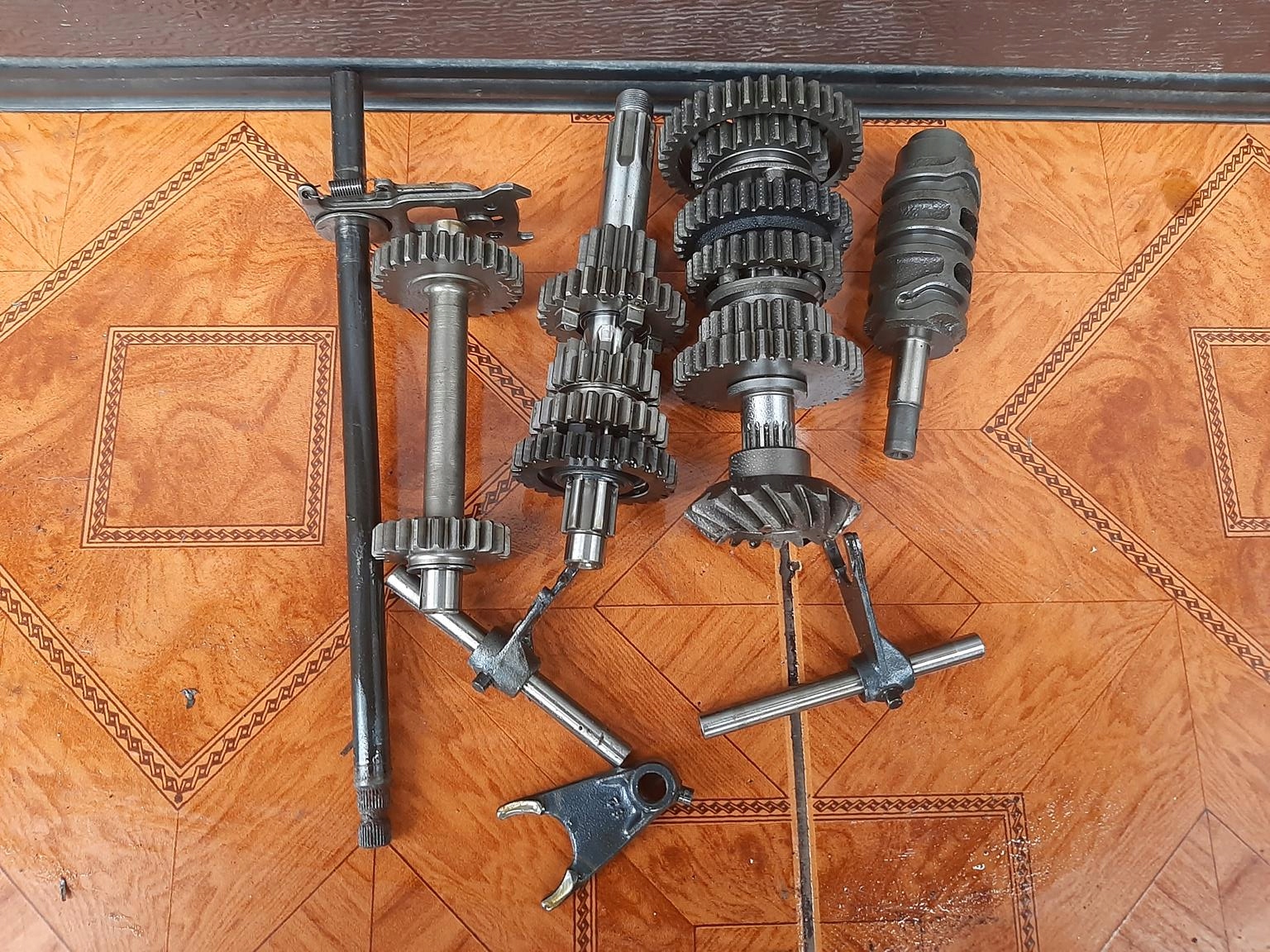 SKRZYNIA BIEGÓW KOMPLET KAWASAKI KLF 250