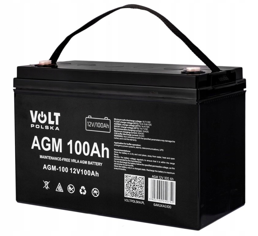 Akumulátor Záložní Zdroj Napájení Oc Ups Agm 12V 100Ah