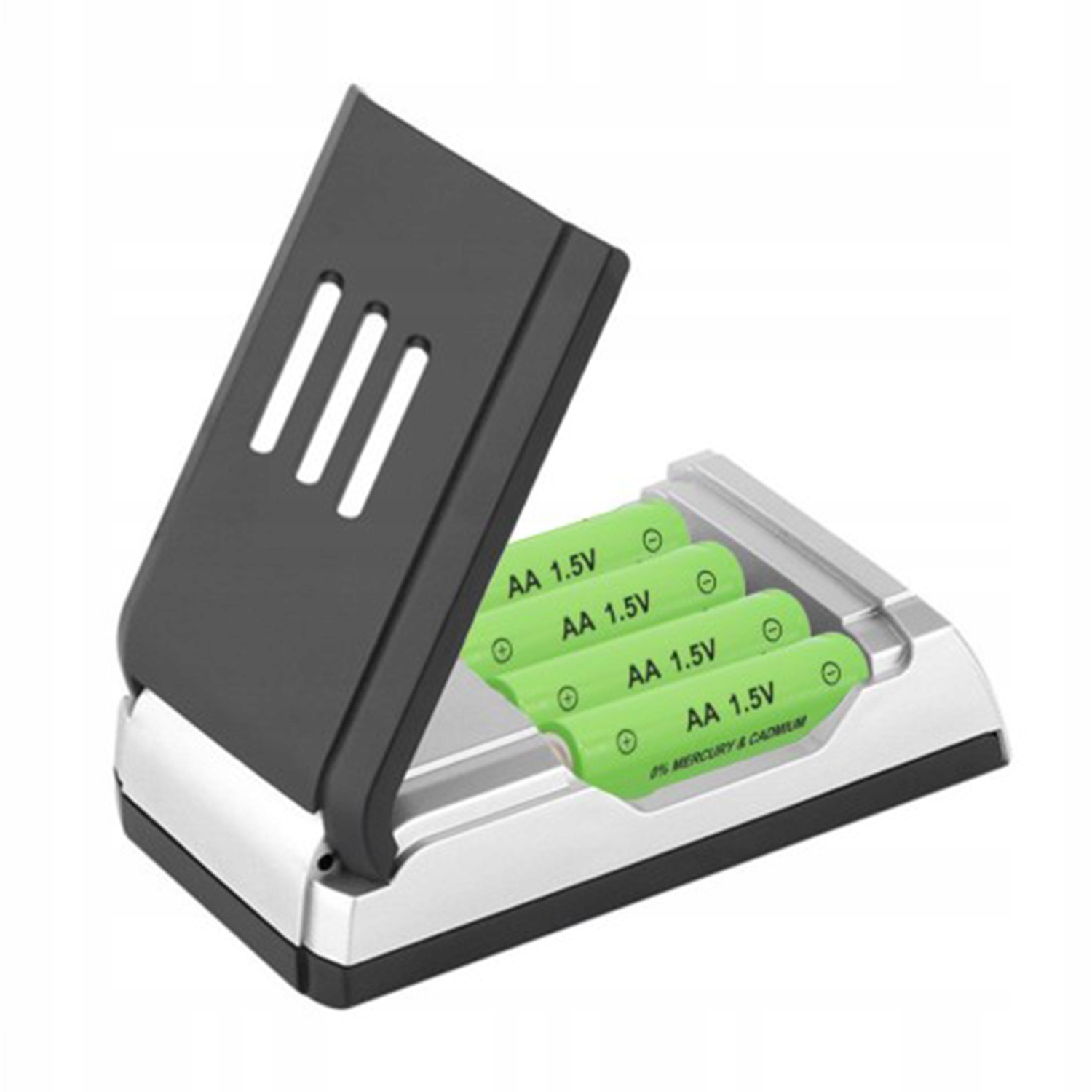 SZYBKA ŁADOWARKA DO AKUMULATORKÓW BATERII PALUSZKÓW AA i AAA AUTOMATYCZNA Marka bez marki