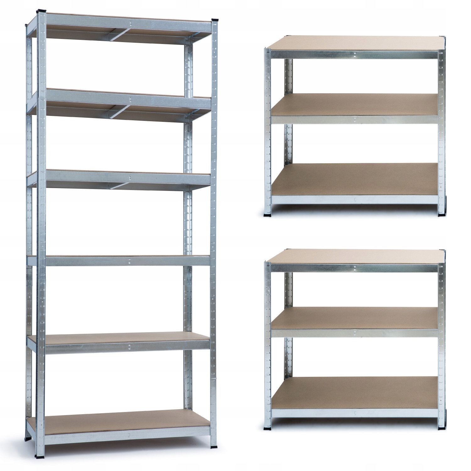 

Regał Magazynowy Metalowy 222x90x40cm Szafka Półka